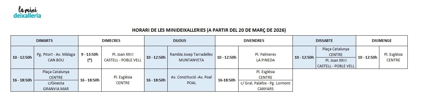 260318 horarios minis ca