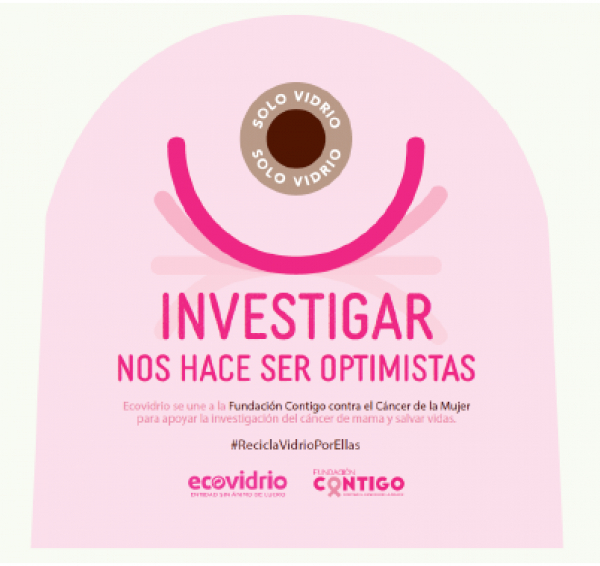 Castelldefels se suma a la iniciativa &quot;Recicla vidrio para ellas&quot; contra el cáncer de mama