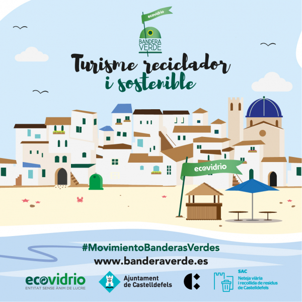 Castelldefels competirà per aconseguir la Bandera Verda d’Ecovidrio